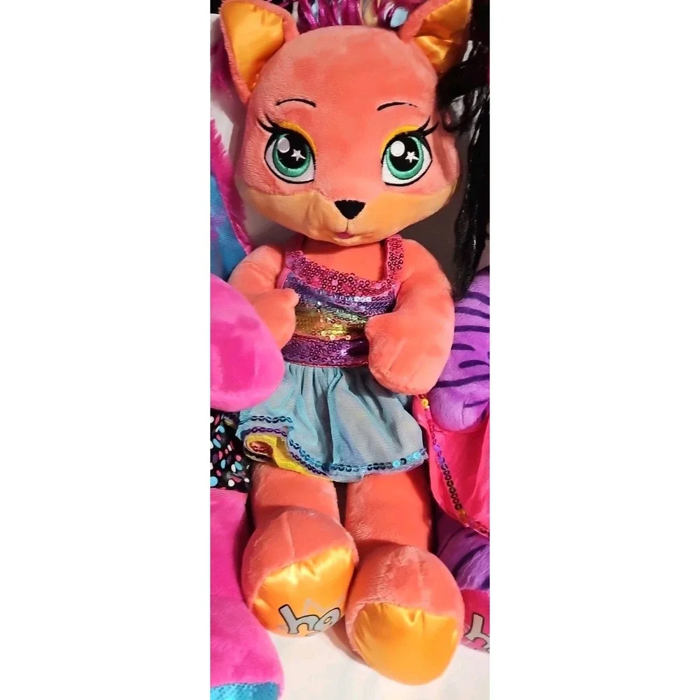 3 Pc Lot Build a Bear Plush Honey Girls  20